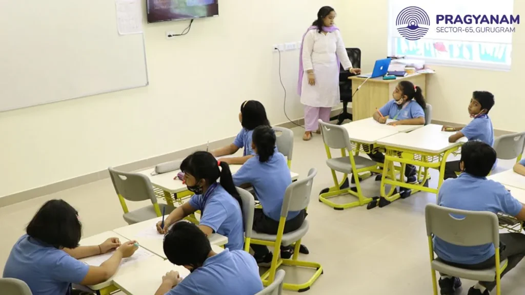 Students in classrooms